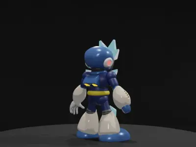 Geminiman Low-poly 3D model