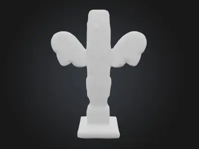 Kwakwaka wakw Totem - Low-poly Model PBR and 2K Textures Low-poly 3D model