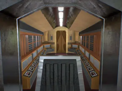 Star Wars - Solar Sail Low-poly 3D model