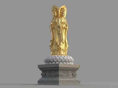 bodhisattva 3D model