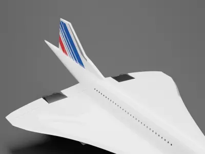 Concode Air France 3D model