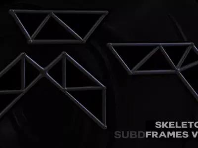 16 Skeleton frames Vol II SUBD 3D model