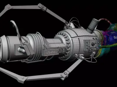 Sci-Fi Plasma Gun Model 3D model