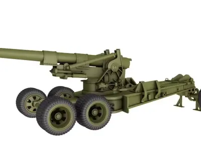 M115 Howitzer 3D model