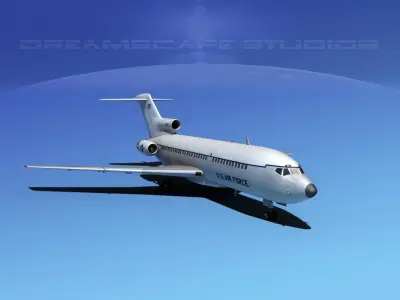 Boeing C-22A USAF 4 3D model