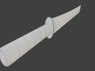 Samurai Machete Free 3D model