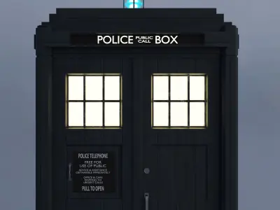 15th Doctor TARDIS Free 3D model