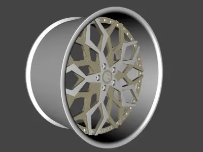 WHEEL BASED RUCCI FORGED HASHASH  Low-poly 3D model