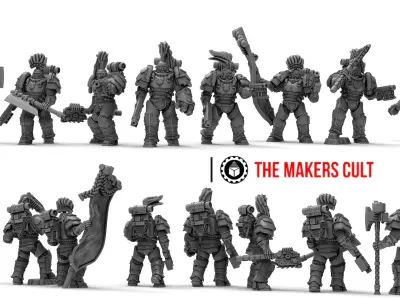 Tempest Legion - MK2 Troops Kit 3D print model