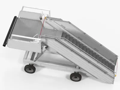 Passenger Steps 2 3D model