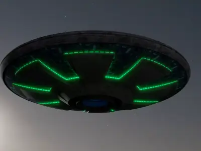 UFO Saucer A Free 3D model