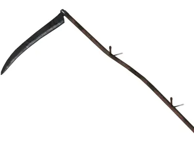 Scythe Low-poly 3D model