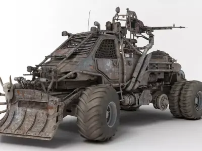 Apocalyptic Truck 2 3D model