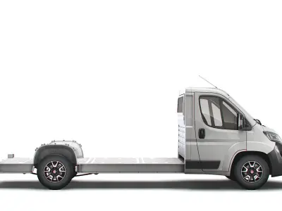 Fiat Ducato 3540 L4 platform cab 2021 3D model