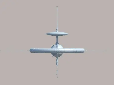 Space station 3D model
