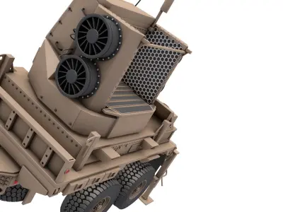Sentinel A4 Air Defense Radar 3D model