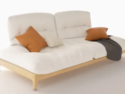 Cozy sofa Free 3D model