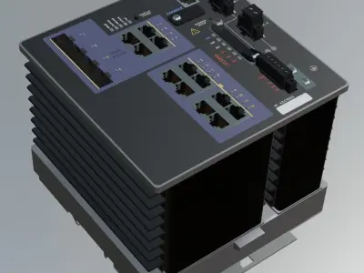 IE 4000 Switch 3D Model 3D model