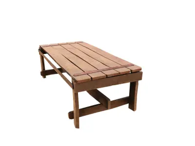 Old Medievil Table Free low-poly 3D model