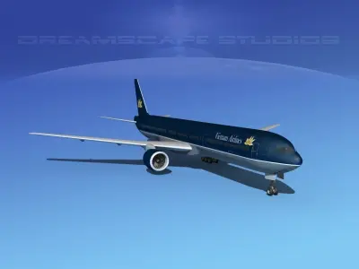 Boeing 777-300 MP Air Vietnam 3D model
