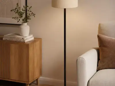 Minimal Modern Floor Lamp Free low-poly 3D model