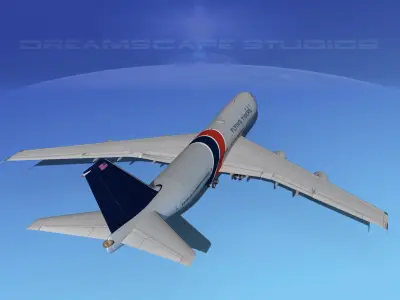 Boeing 747-100 Flying Tigers 3D model