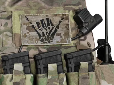 FERRO CONCEPTS THE SLICKSTER VEST Low-poly 3D model