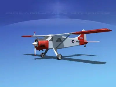 Dehaviland DH-2 Beaver NAVY 3D model