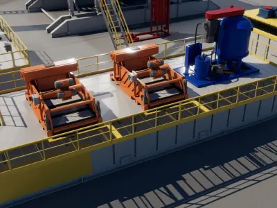 Oil drilling Equipment compilation 3D Model Collection