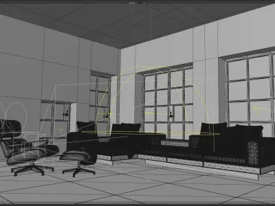 Rebuild AI49015 in C4d Free 3D model