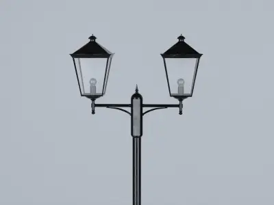 London Lamp Post - Variation 02 - 3D model