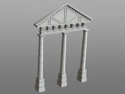 Colosseum Gate 2 3D model