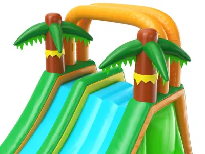 Inflatable Ball Pit Game 3D model