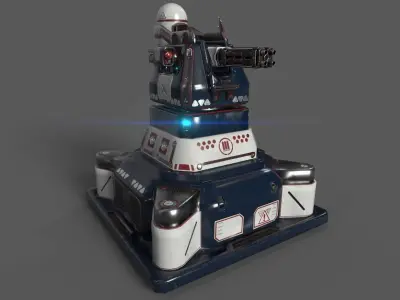 Small 20mm CIWS 3D model