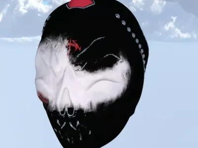 helmet skull 3D model