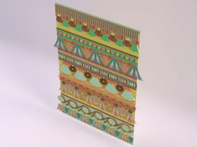 Egyptian Symbols - 050 Low-poly 3D model