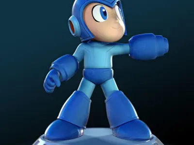 Megaman fan art 3D print model