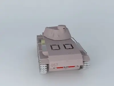 Panzer III Ausf F Sd.Kfz 141 3D model