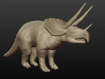 triceratops 3D model