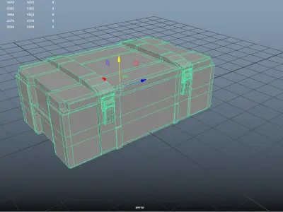 Ammo box Free low-poly 3D model