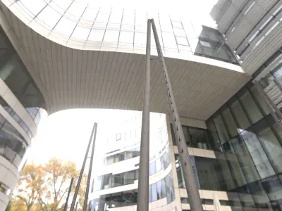 Wooden A-Pole with Ladder - Object 33 Low-poly 3D model