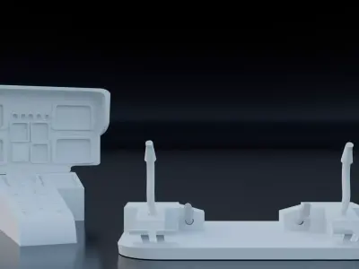 Cockpit EC135 3D print model