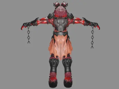 Baphomet character 3D model