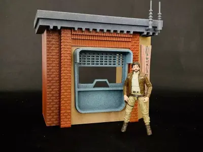 Xanwan Freight Kiosk 3D print model