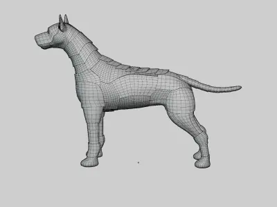 Dog Sci-fi Armor 3D model buy