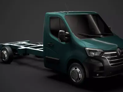 Renault Master SingleCab SW E30 Chassis 2020 3D model