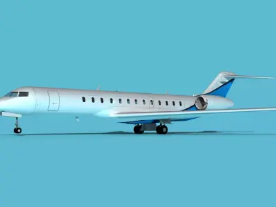 Bombardier Global 7000 V06 3D model