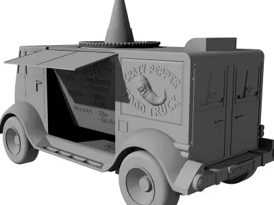 Bird Feeder - Crazy Pepper Food Truck - 3d print 3D print model