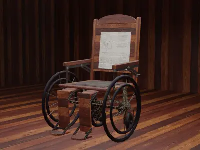 Wheel chair  Free 3D model