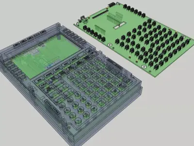 AIRBUS A320 MCDU 3D print model